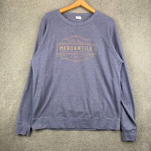 Delta Fleece Pioneer‎ Woman Mercantile Pawhuska OK Heather Sweatshirt Mens XL